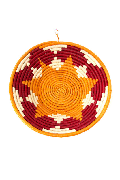 Ugandan Sweet Potato and Sorghum Raffia Coil Baskets