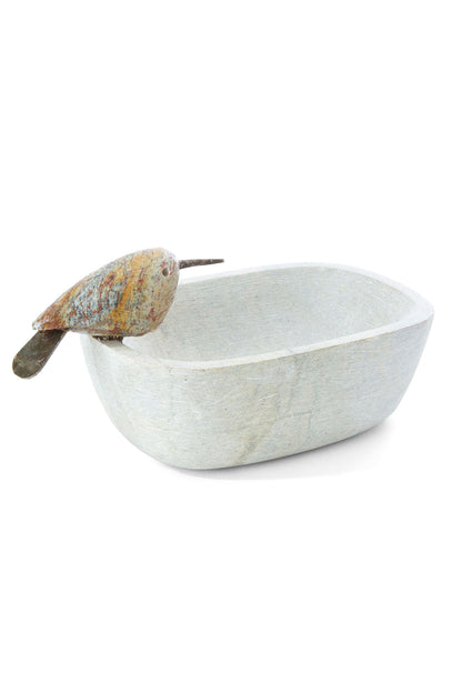Shona Stone Oval Bird Dishes