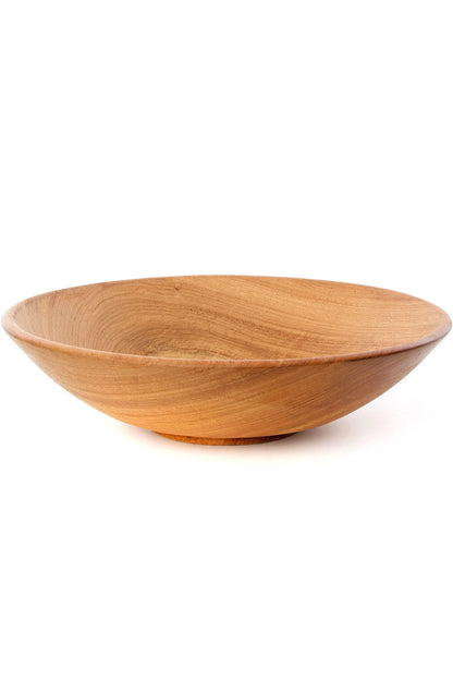 Extra Large Mahogany Wood Salad Bowl from Zimbabwe